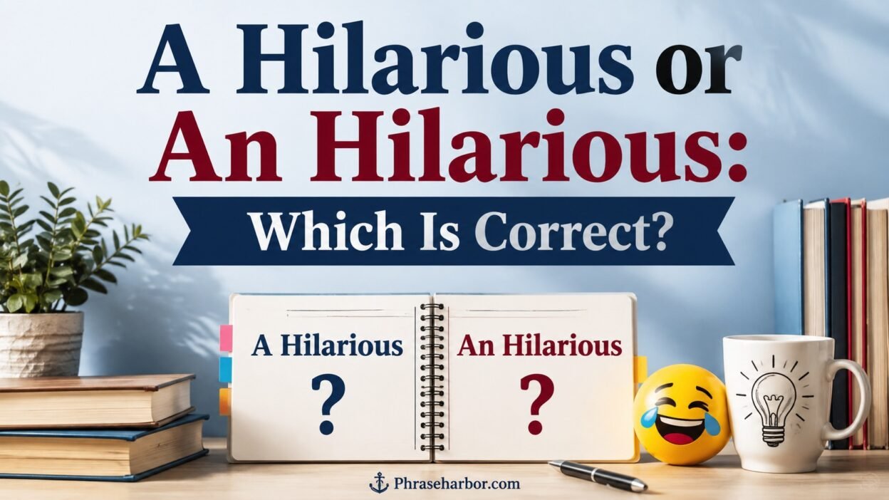 A Hilarious or An Hilarious