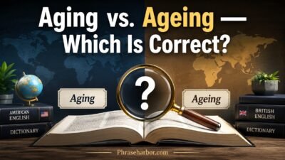 Aging vs. Ageing