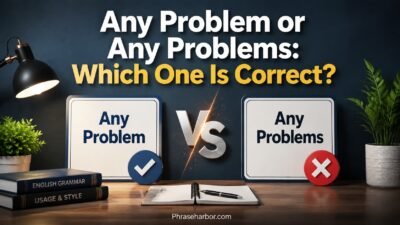 Any Problem or Any Problems