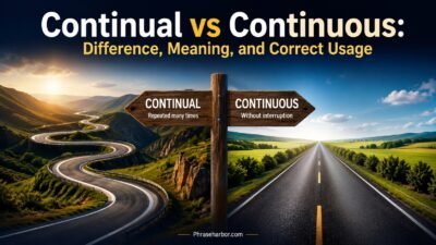 Continual vs Continuous