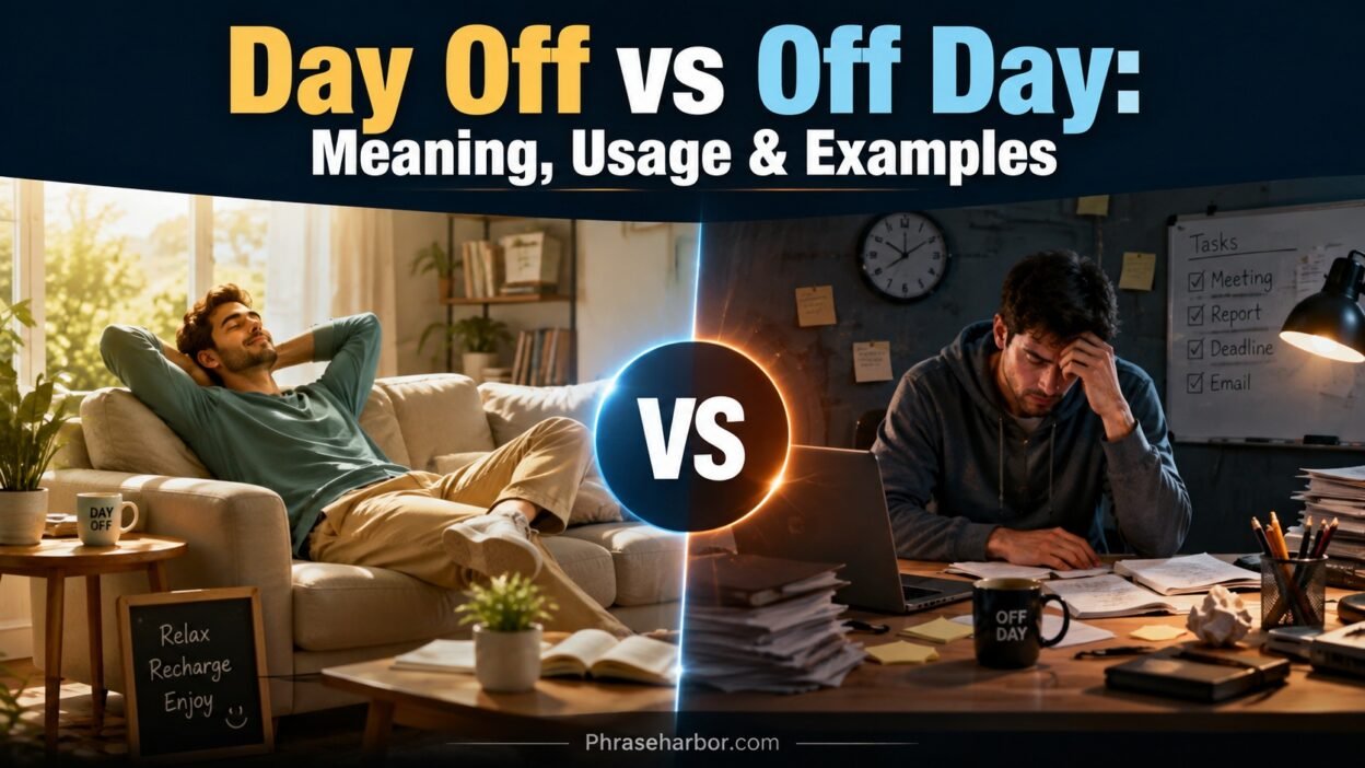 Day Off vs Off Day