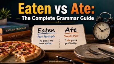 Eaten vs Ate