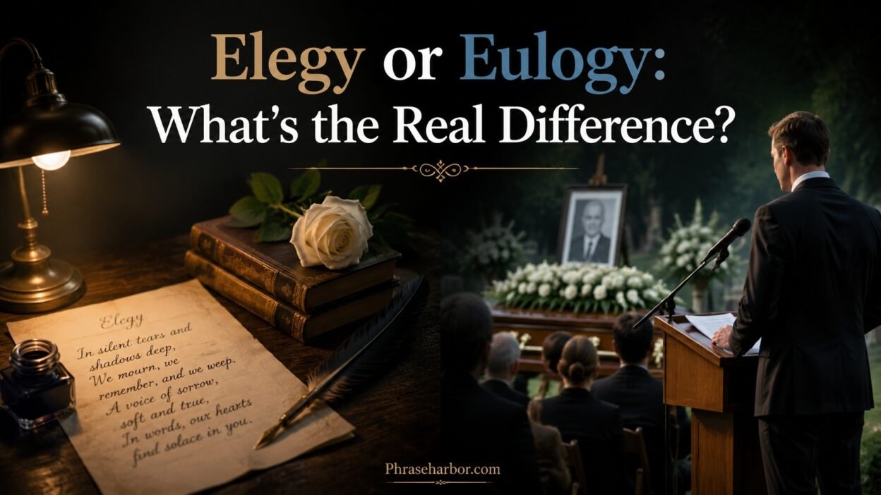 Elegy or Eulogy