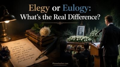 Elegy or Eulogy