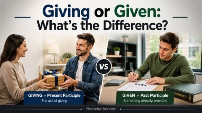 Giving or Given