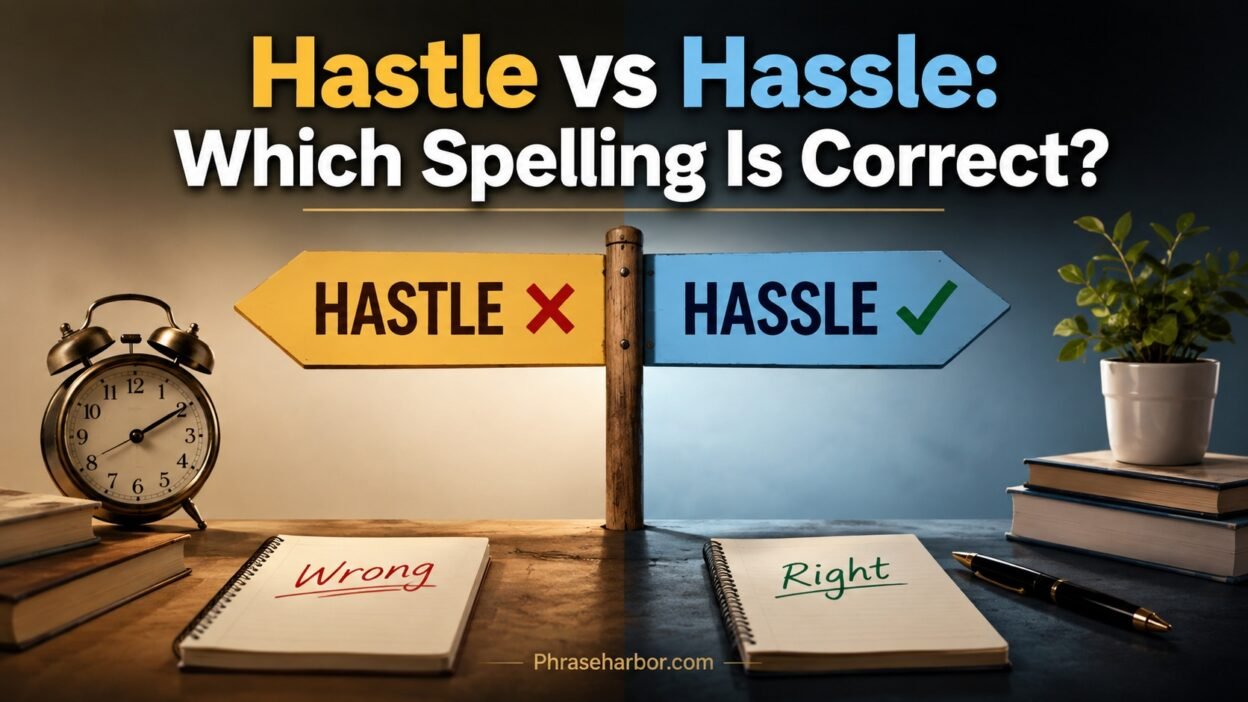 Hastle vs Hassle