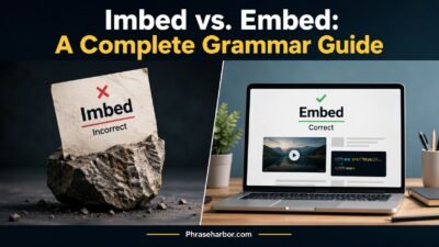 Imbed vs. Embed