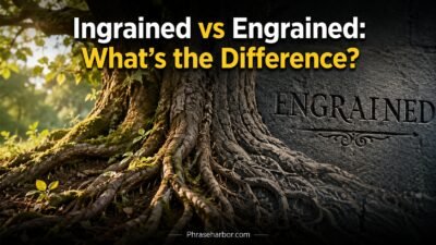 Ingrained vs Engrained