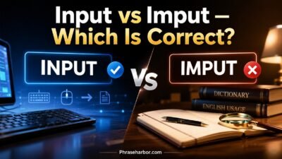 Input vs Imput