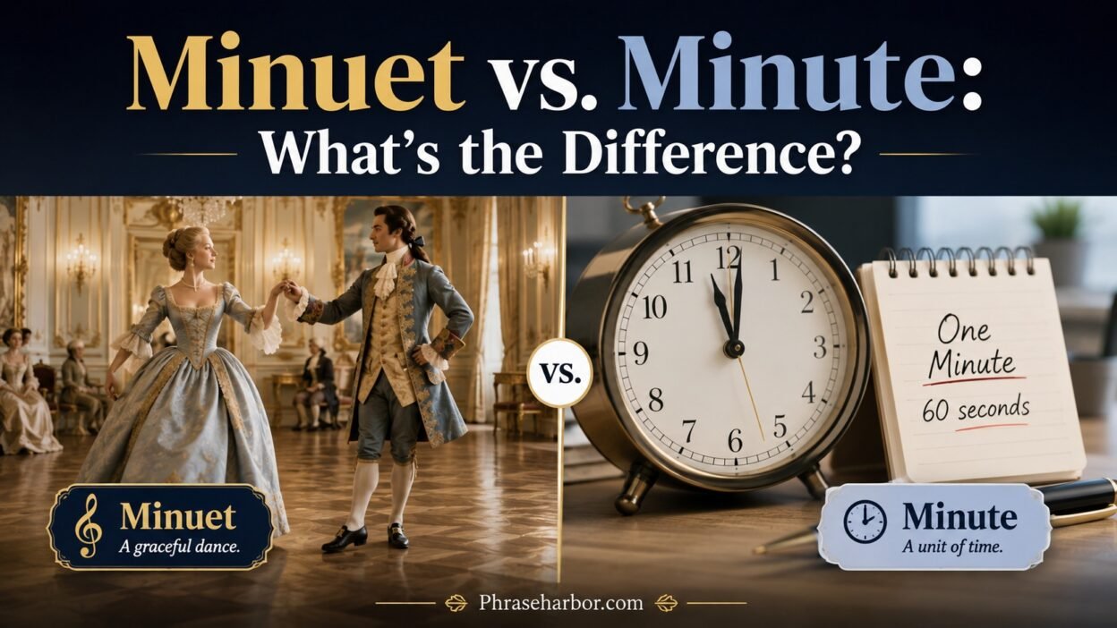 Minuet vs. Minute