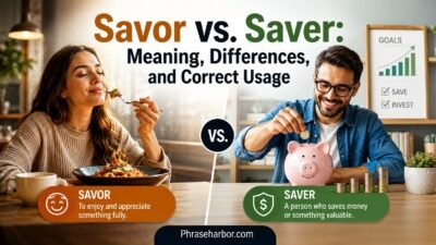 Savor vs. Saver