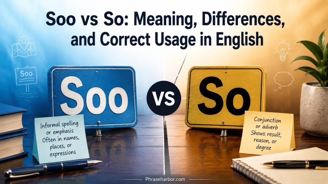 Soo vs So