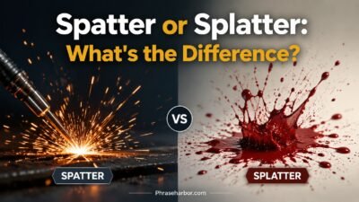 Spatter or Splatter