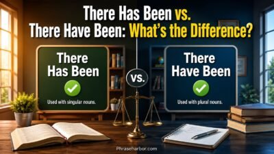 There Has Been vs. There Have Been