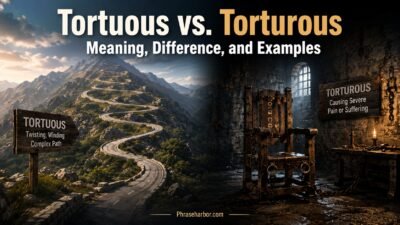 Tortuous vs. Torturous