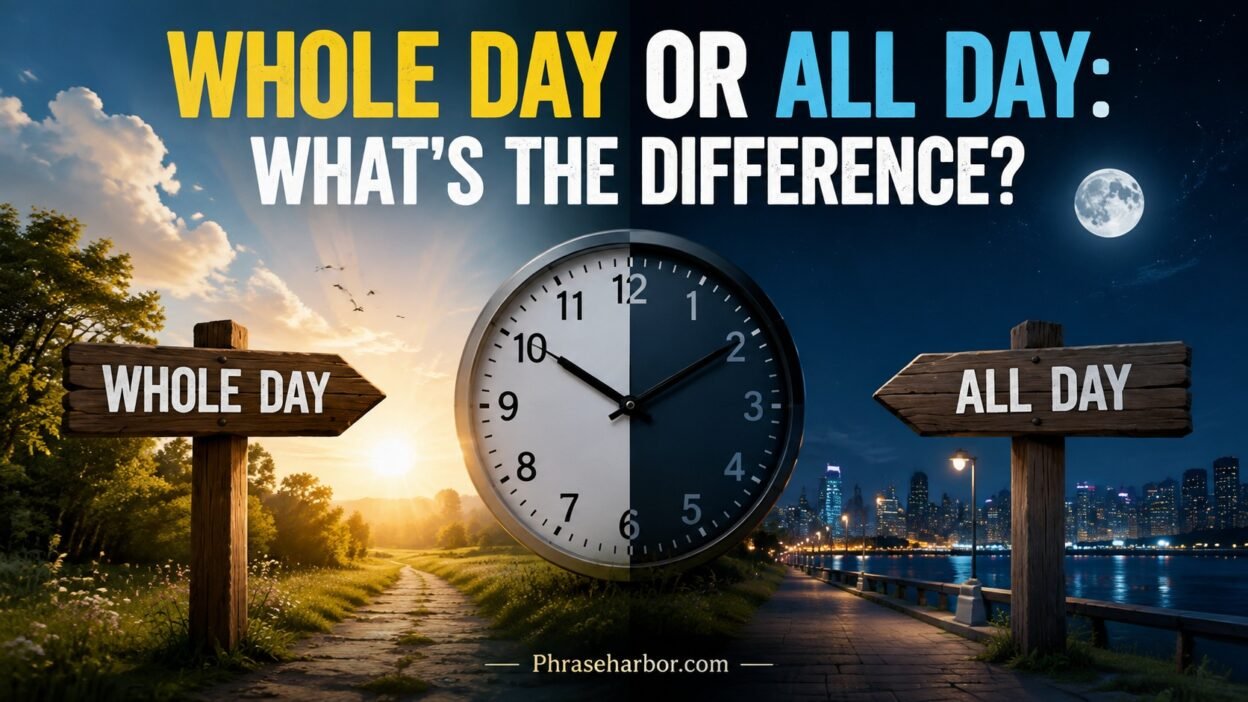 Whole Day or All Day
