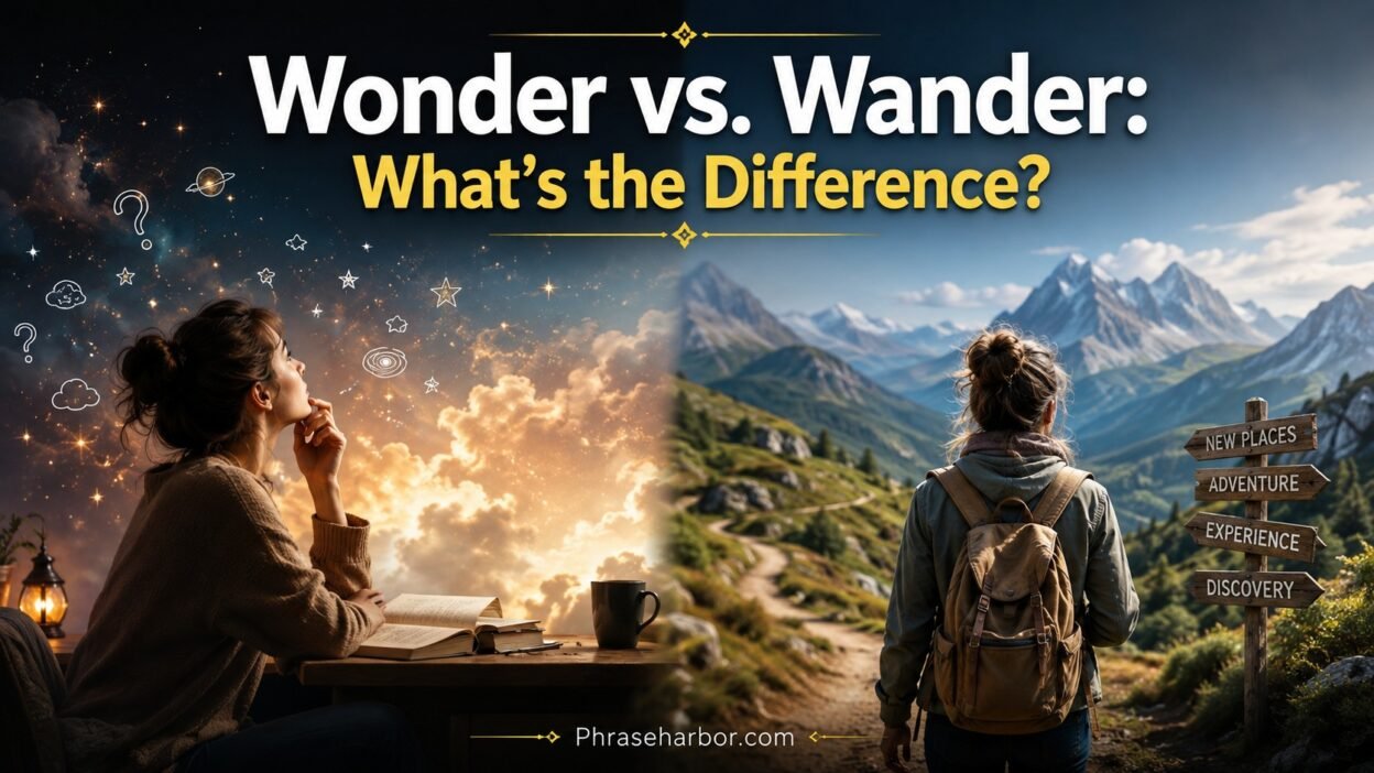 Wonder vs. Wander