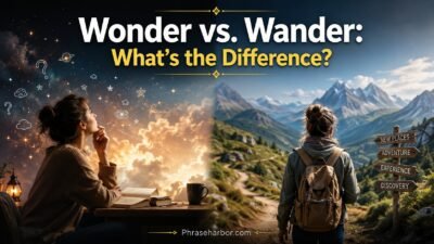 Wonder vs. Wander