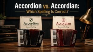 Accordion vs. Accordian
