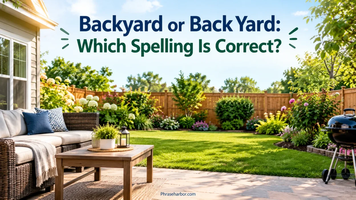 Backyard or Back Yard