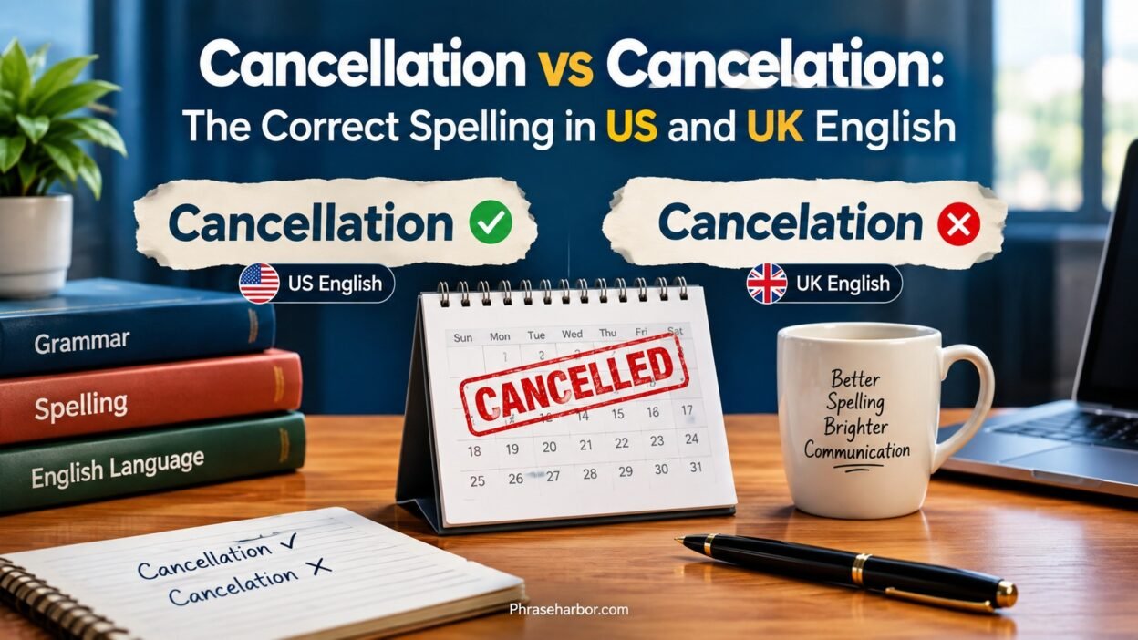 Cancellation vs Cancelation