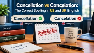 Cancellation vs Cancelation
