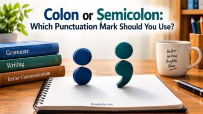Colon or Semicolon