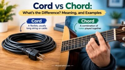 Cord vs Chord