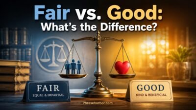 Fair vs. Good