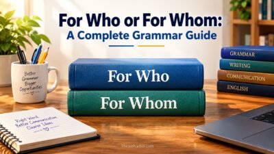 For Who or For Whom