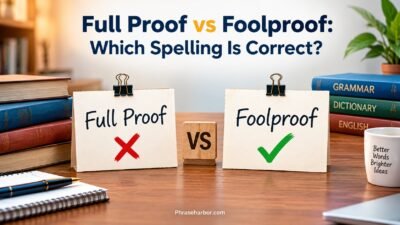 Full Proof vs Foolproof