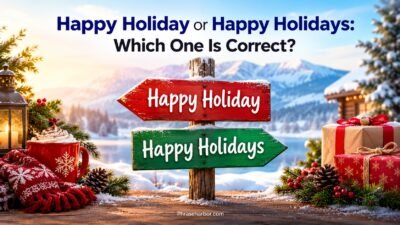 Happy Holiday or Happy Holidays