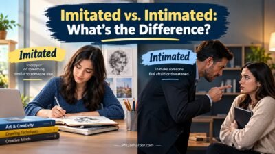 Imitated vs. Intimated