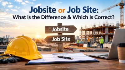 Jobsite or Job Site