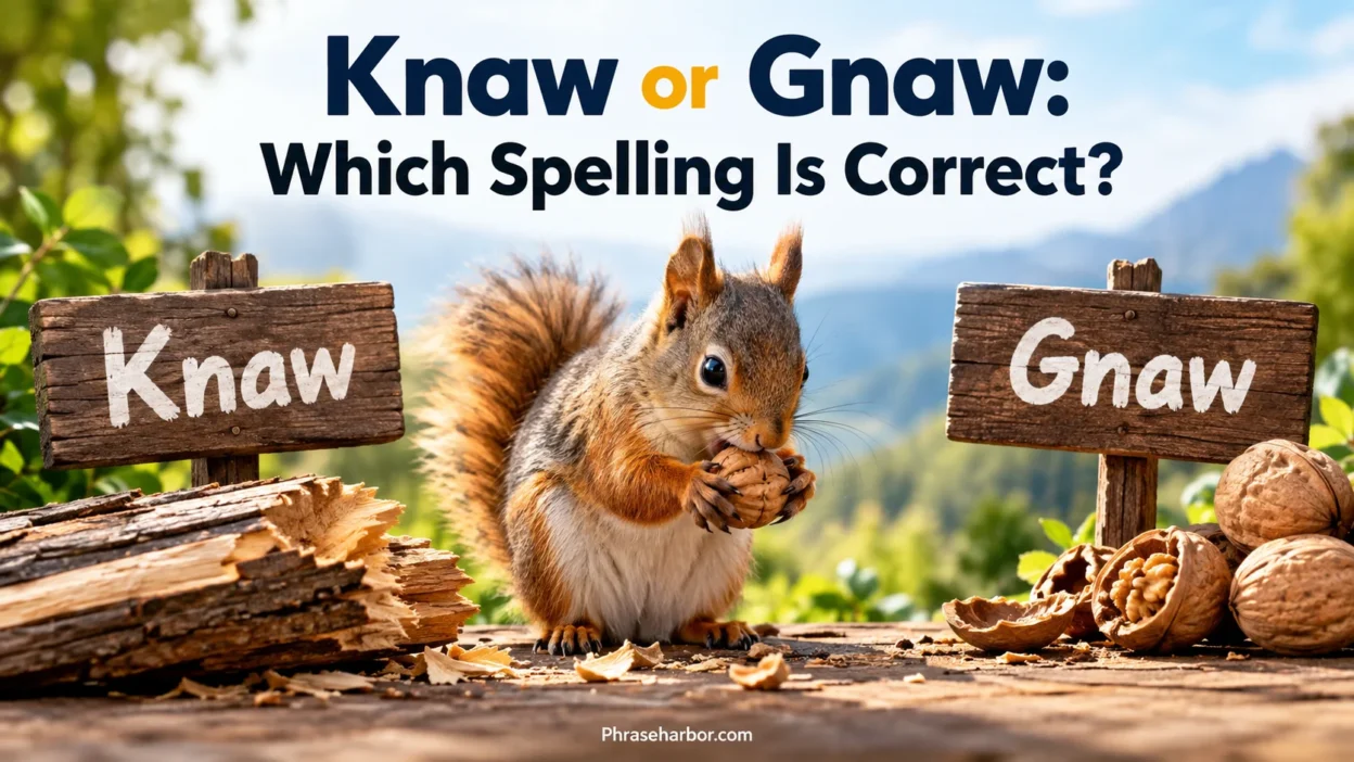 Knaw or Gnaw