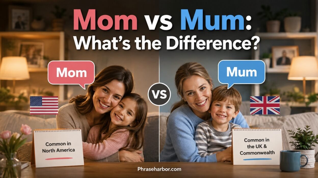 Mom vs Mum