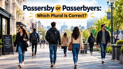 Passersby or Passerbyers