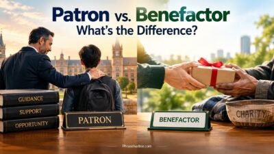 Patron vs. Benefactor