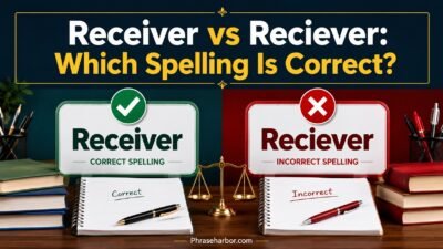 Receiver vs Reciever