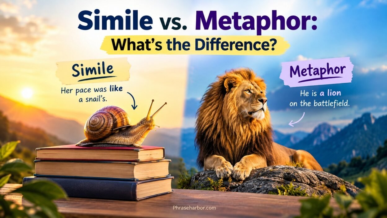 Simile vs. Metaphor