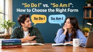 “So Do I” vs. “So Am I”