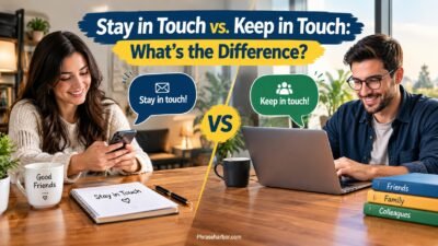 Stay in Touch vs. Keep in Touch