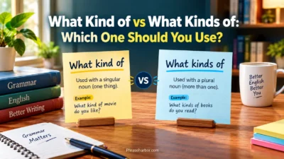 What Kind of vs What Kinds of
