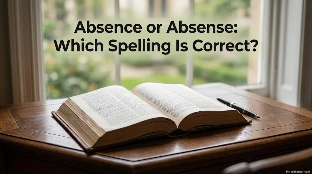Absence or Absense