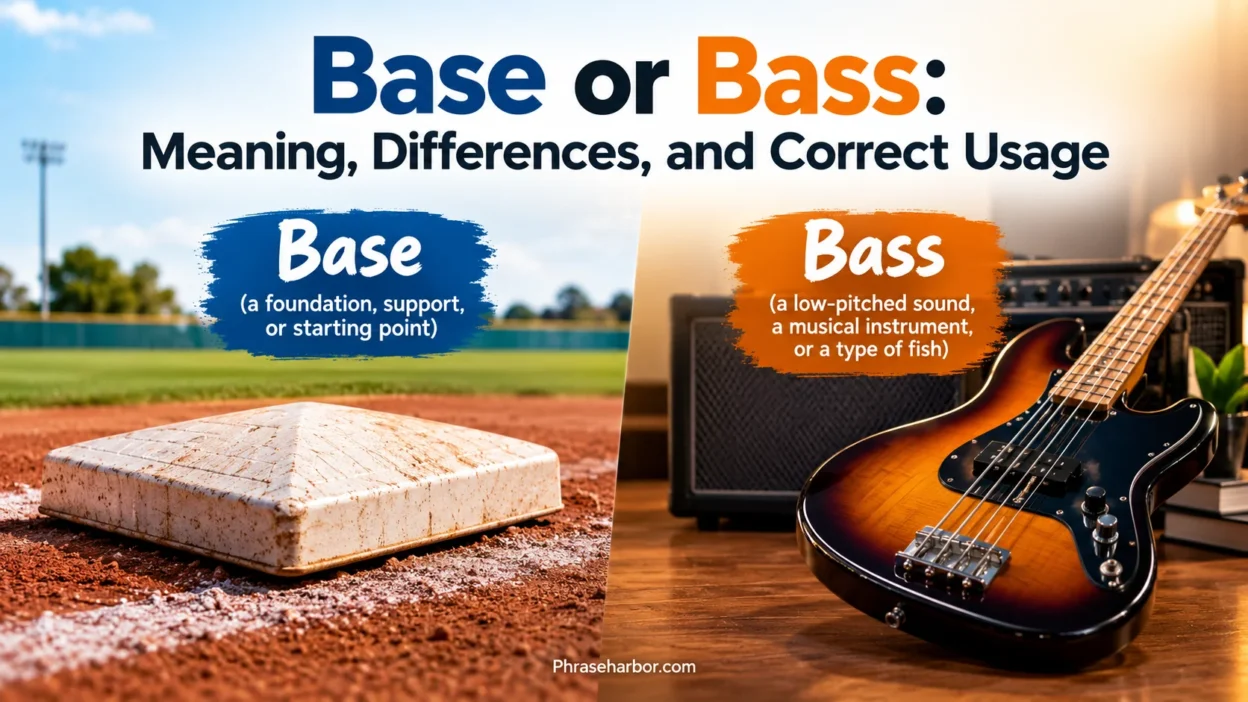 Base or Bass