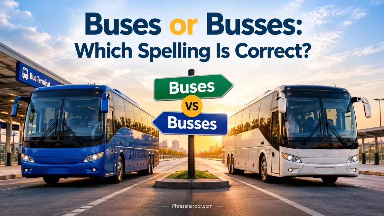 Buses or Busses