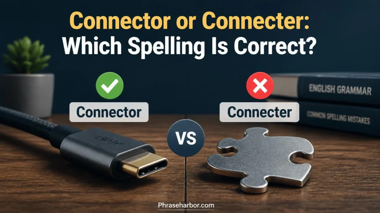 Connector or Connecter