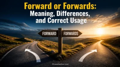 Forward or Forwards