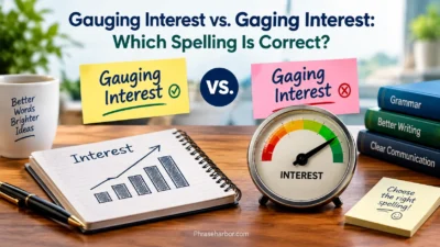 Gauging Interest vs. Gaging Interest
