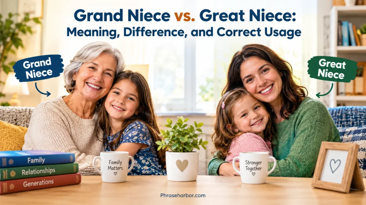 Grand Niece vs. Great Niece